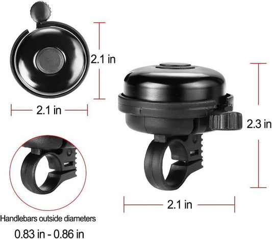 ZHUYING 2 pack Classic Bike Bell, Aluminum Bicycle Bell, Loud Crisp Clear Sound Bicycle Bike Bell for Adults V1189-LWWAL-20260325-00638