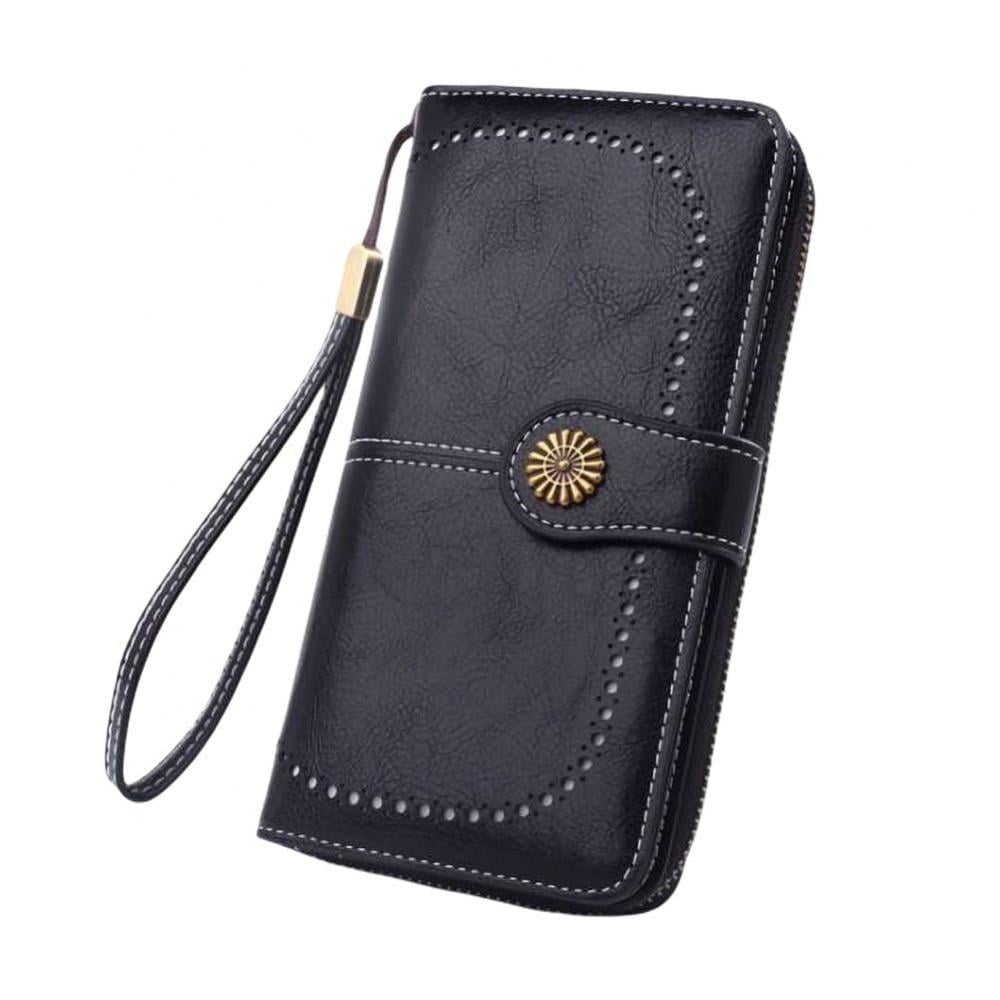 Ardorlove Wristlet Women's Elegant Clutch Wallet Black V1189-LWWAL-20260325-00653