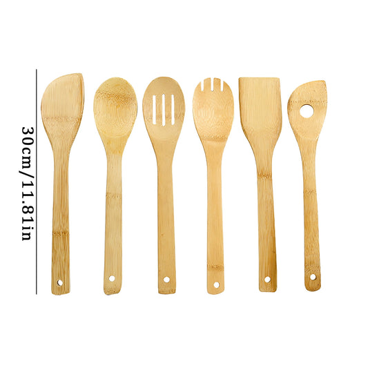 Clearance!! Wooden Spurtle Teak Spurtles Kitchen Tools Wooden Spatula for Cooking Wood Utensils Non Stick V1189-LWWAL-20260325-00657
