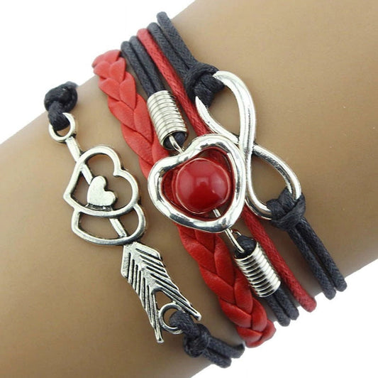 Bracelets for Women Friendship Leather Bracelet Gift Hand Jewelry for Woman or A Girl - There are Many Colors V1189-LWWAL-20260325-00667