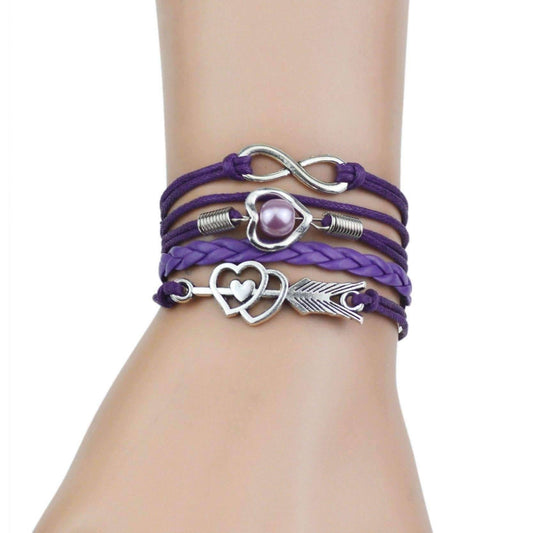 Bracelets for Women Friendship Leather Bracelet Gift Hand Jewelry for Woman or A Girl - There are Many Colors V1189-LWWAL-20260325-00668