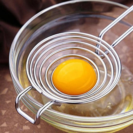 Walbest Egg Separator Egg Yolk White Separator, Stainless Steel Egg White Yolk Sifting Filter Egg Divider V1189-LWWAL-20260325-00669
