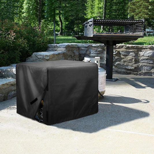 Universal Generator Cover for 5500-15000 Watt Waterproof Heavy Duty 600D Oxford Fabric Covers Black V1189-LWWAL-20260325-00671