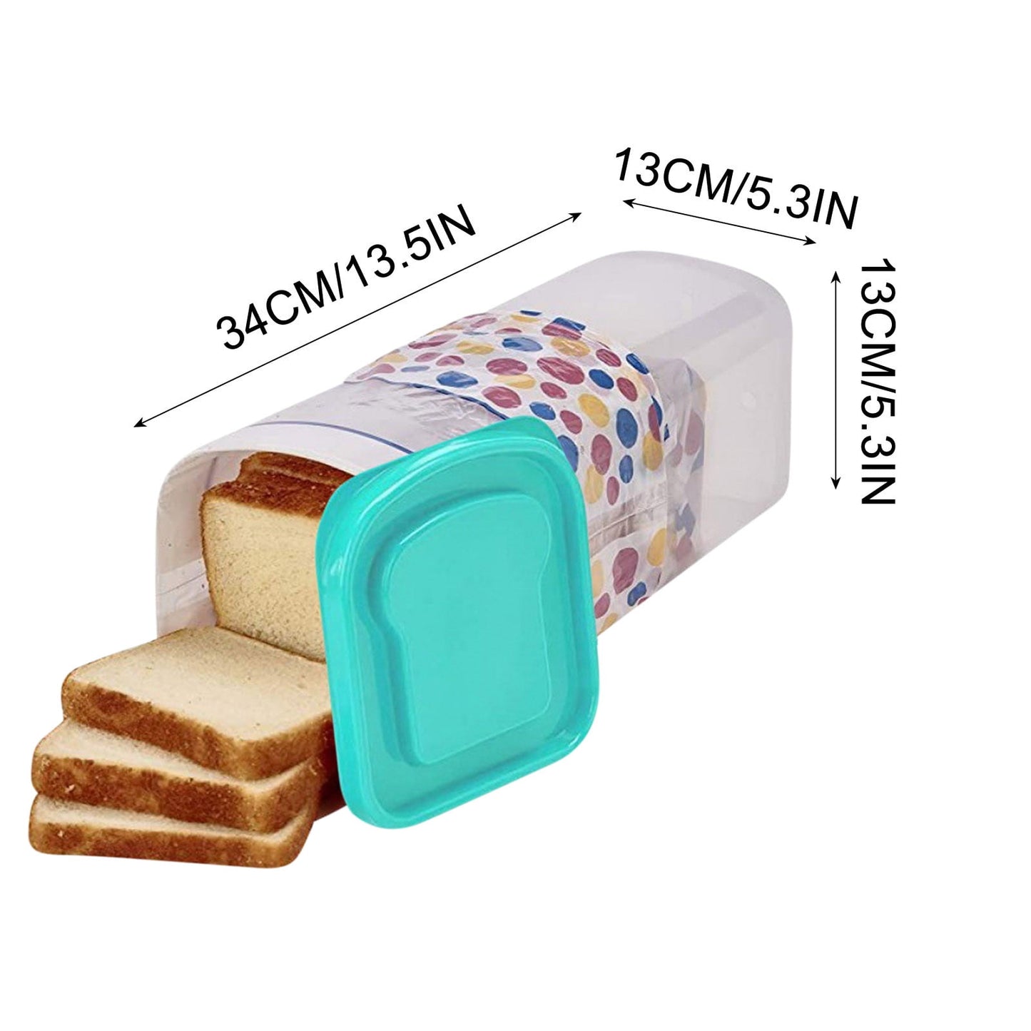 Bread Box with Airtight Lid, Bread Storage Container, Bread Loaf Storage Dispenser, Plastic Sandwich Bread V1189-LWWAL-20260325-00680