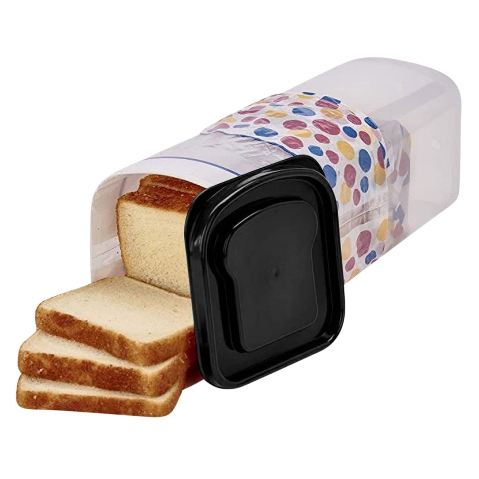 Bread Box with Airtight Lid, Bread Storage Container, Bread Loaf Storage Dispenser, Plastic Sandwich Bread V1189-LWWAL-20260325-00680