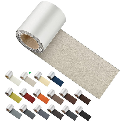 Miaochuan 3 x 60 Inch Self Adhesive Leather Repair Patch Tape, and Leather Repair Kit for Couches, Furniture, V1189-LWWAL-20260325-00683