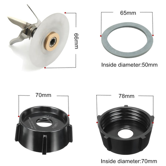 Replacement Parts for Oster Osterizer Blender Cutter Blade Base Bottom Cap Gasket V1189-LWWAL-20260325-00690