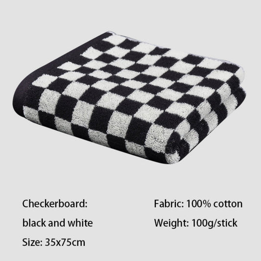 Checkered Bath Towels for Bathroom, Shower Towels 30" x 14", Super Soft and Quick Dry, Colorful Towel for V1189-LWWAL-20260325-00691