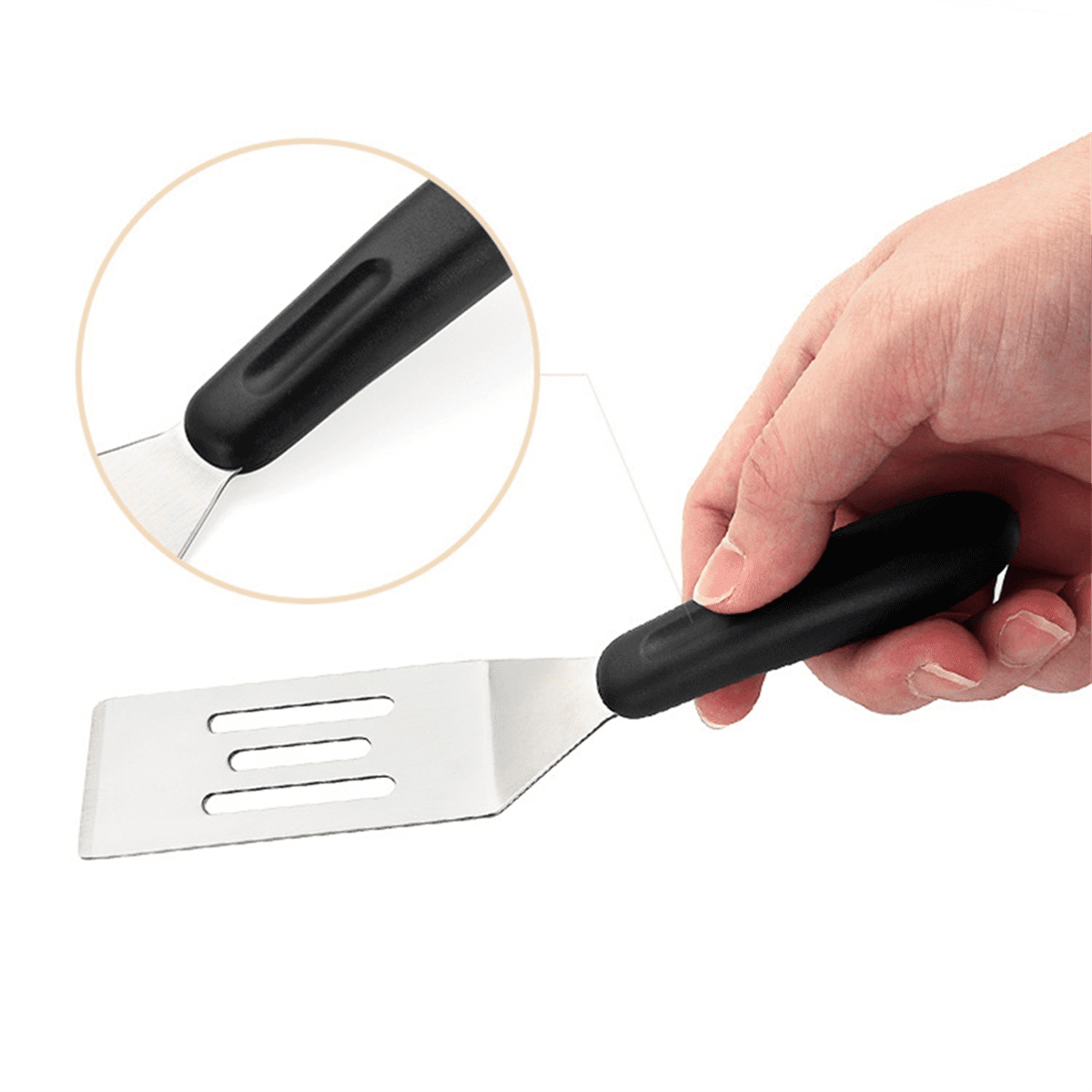 Small Spatula 2 PCS, Mini Serving Spatula for Kitchen Use, Metal Spatula for Serving and Turning, Perfect for V1189-LWWAL-20260325-00700