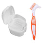 Denture Bath Case Cup Box Holder Storage Container with Denture Cleaner Brush Strainer Basket for Travel V1189-LWWAL-20260325-00705