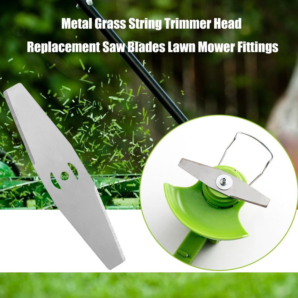 FunnyBeans 5 PCS Weed Wacker Eater Metal Blades, Universal Grass String Trimmer attachments Silver V1189-LWWAL-20260325-00708
