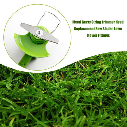 FunnyBeans 5 PCS Weed Wacker Eater Metal Blades, Universal Grass String Trimmer attachments Silverc V1189-LWWAL-20260325-00710