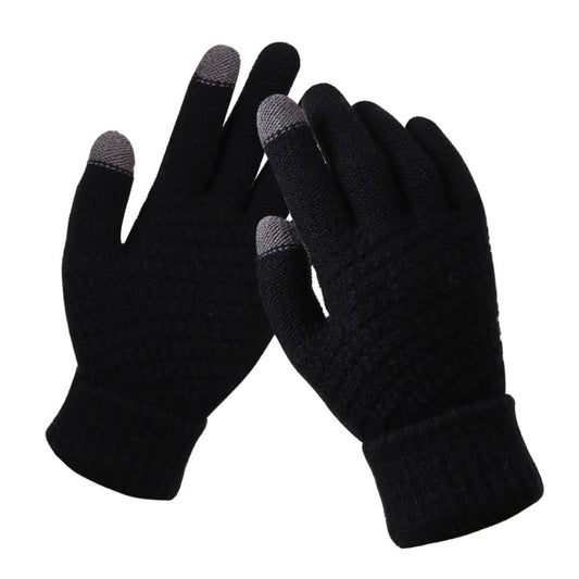 Dalrosia Women's Winter Touch Screen Gloves Warm Fleece Lined Knit Gloves Elastic Cuff Winter Texting Gloves V1189-LWWAL-20260325-00717