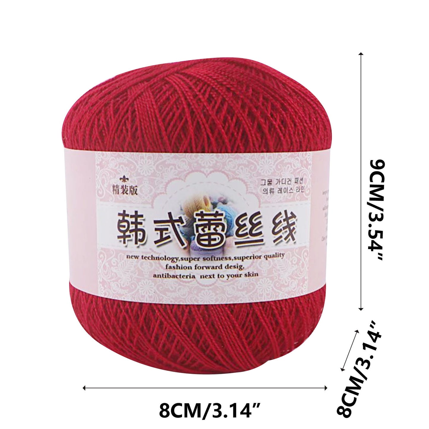 Under $1 Tyidzon Fashion Crochet Thread Cotton Knitting Yarn Thread Balls Knitting Thread Yarn for Crocheting V1189-LWWAL-20260325-00726