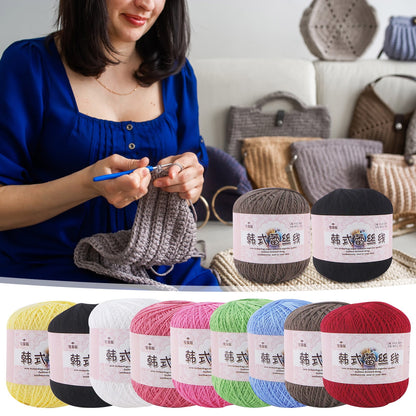 Under $1 Tyidzon Fashion Crochet Thread Cotton Knitting Yarn Thread Balls Knitting Thread Yarn for Crocheting V1189-LWWAL-20260325-00726