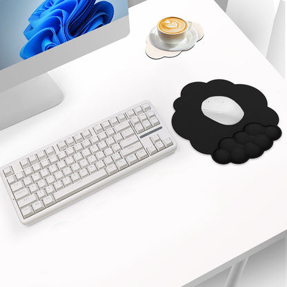 GHSOHS Ergonomic Mouse Pad with Wrist Support Cute Cloud Shape Wrist Pad Memory Cotton Keyboard Hand Rest Non V1189-LWWAL-20260325-00734