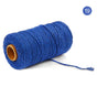 Danhjin 100m Long/100Yard Pure Cotton Twisted Cord Rope Crafts Macrame Artisan String - on Clearance Dark Blue V1189-LWWAL-20260325-00741