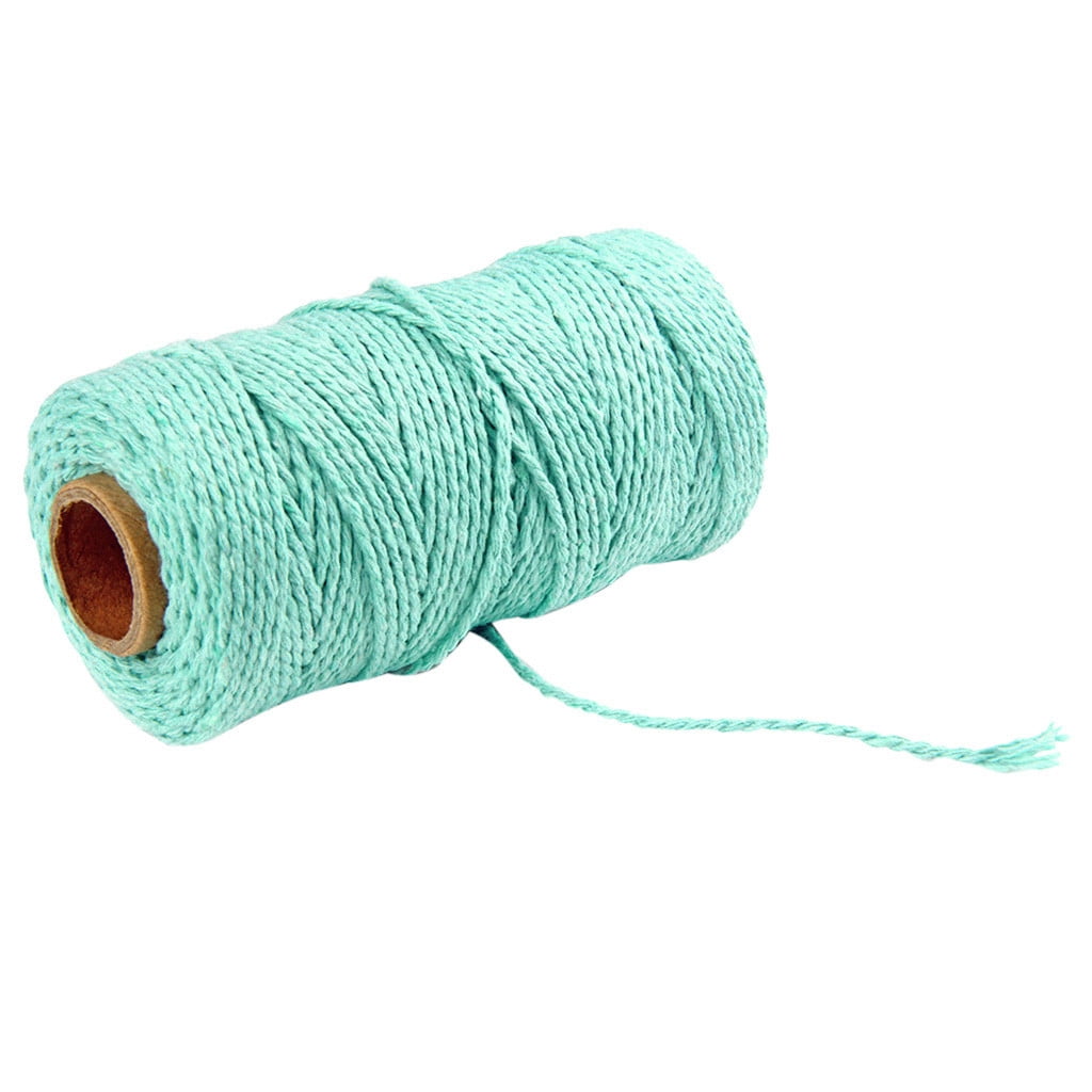 Danhjin 100m Long/100Yard Pure Cotton Twisted Cord Rope Crafts Macrame Artisan String - on Clearance light V1189-LWWAL-20260325-00750