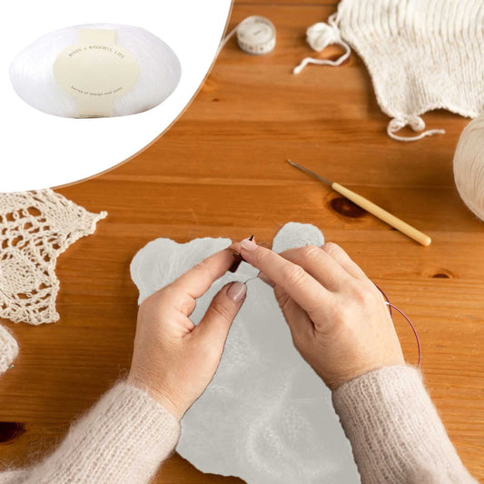 Clearance! Boovnll Mohair Yarn, Soft Yarn for Crocheting, Hand Knitting Hats, Sweater, Scarves, Crafts, Home V1189-LWWAL-20260325-00808