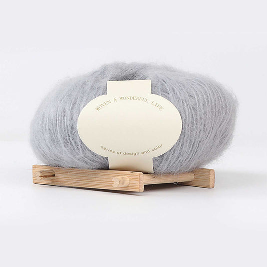 Clearance! Boovnll Mohair Yarn, Soft Yarn for Crocheting, Hand Knitting Hats, Sweater, Scarves, Crafts, Home V1189-LWWAL-20260325-00820