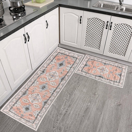 Tyidzon Kitchen Mats for Floor Set of 2 Pcs, Cushioned Non Slip Kitchen Rugs for Kitchen Floor, Absorbent V1189-LWWAL-20260325-00822