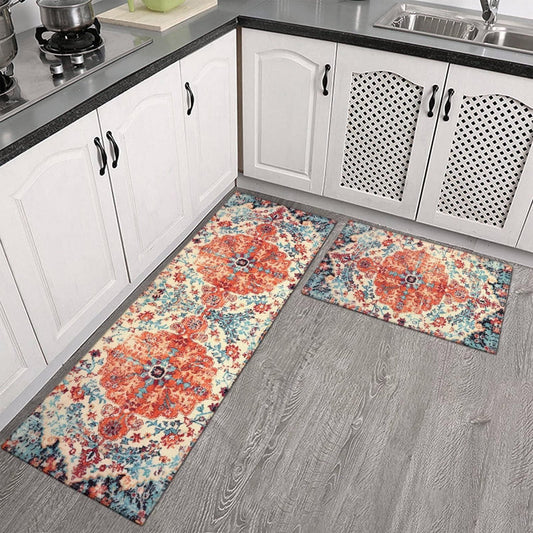 Tyidzon Kitchen Mats for Floor Set of 2 Pcs, Cushioned Non Slip Kitchen Rugs for Kitchen Floor, Absorbent V1189-LWWAL-20260325-00824