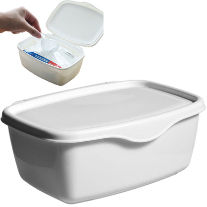 Tyidzon Wipes Dispenser, Wipe Container with Sealing Lid, 7" L x 2.9" W x 5.2" H, Wipe Container Keeps Wipes V1189-LWWAL-20260325-00856
