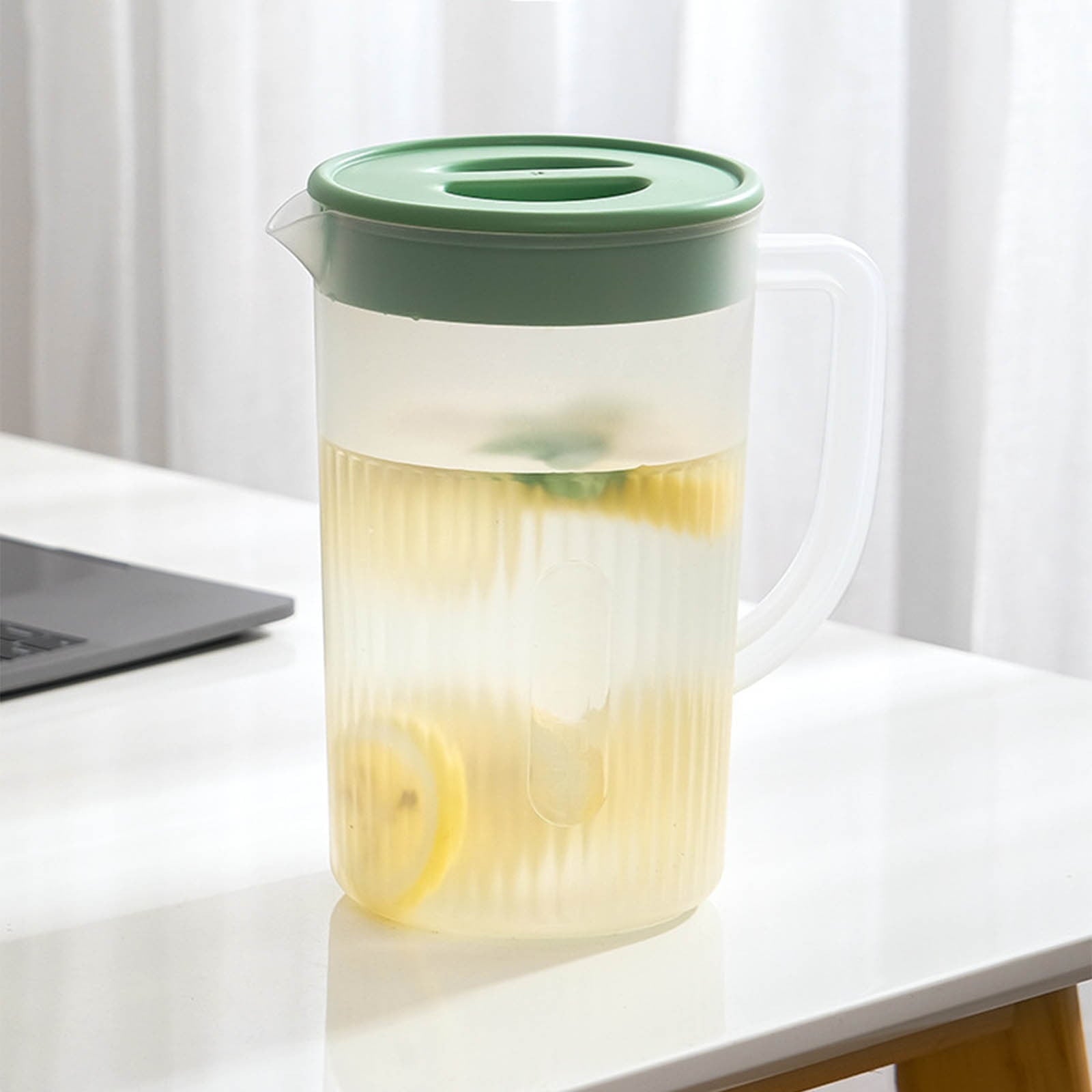 Tyidzon Juice Pitcher with Lids for Fridge, Water Jug for Teas, Juices & Iced Beverages - Fridge & Dishwasher V1189-LWWAL-20260325-00875