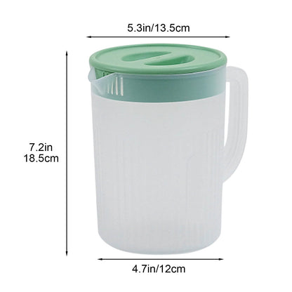 Tyidzon Juice Pitcher with Lids for Fridge, Water Jug for Teas, Juices & Iced Beverages - Fridge & Dishwasher V1189-LWWAL-20260325-00875