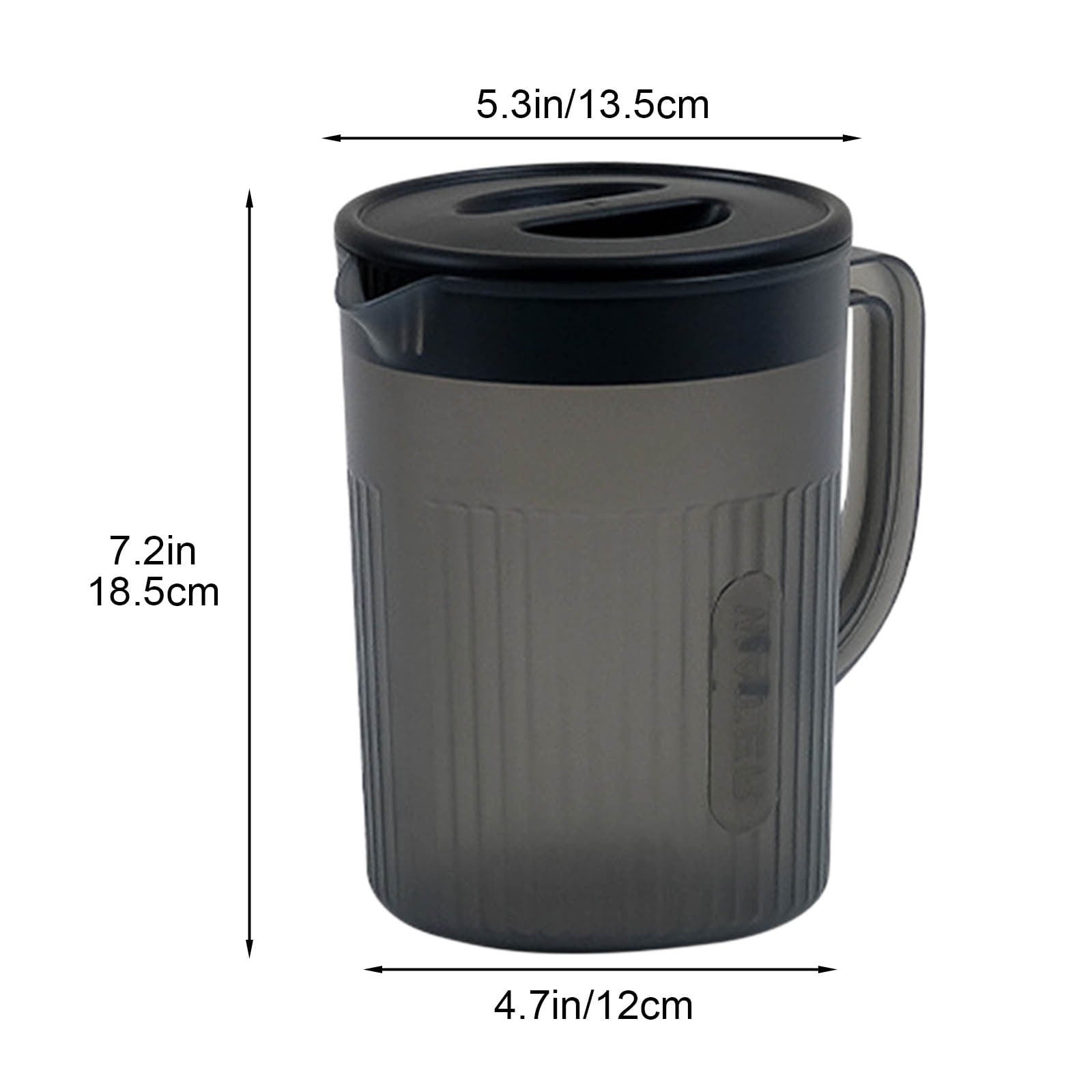 Tyidzon Juice Pitcher with Lids for Fridge, Water Jug for Teas, Juices & Iced Beverages - Fridge & Dishwasher V1189-LWWAL-20260325-00877