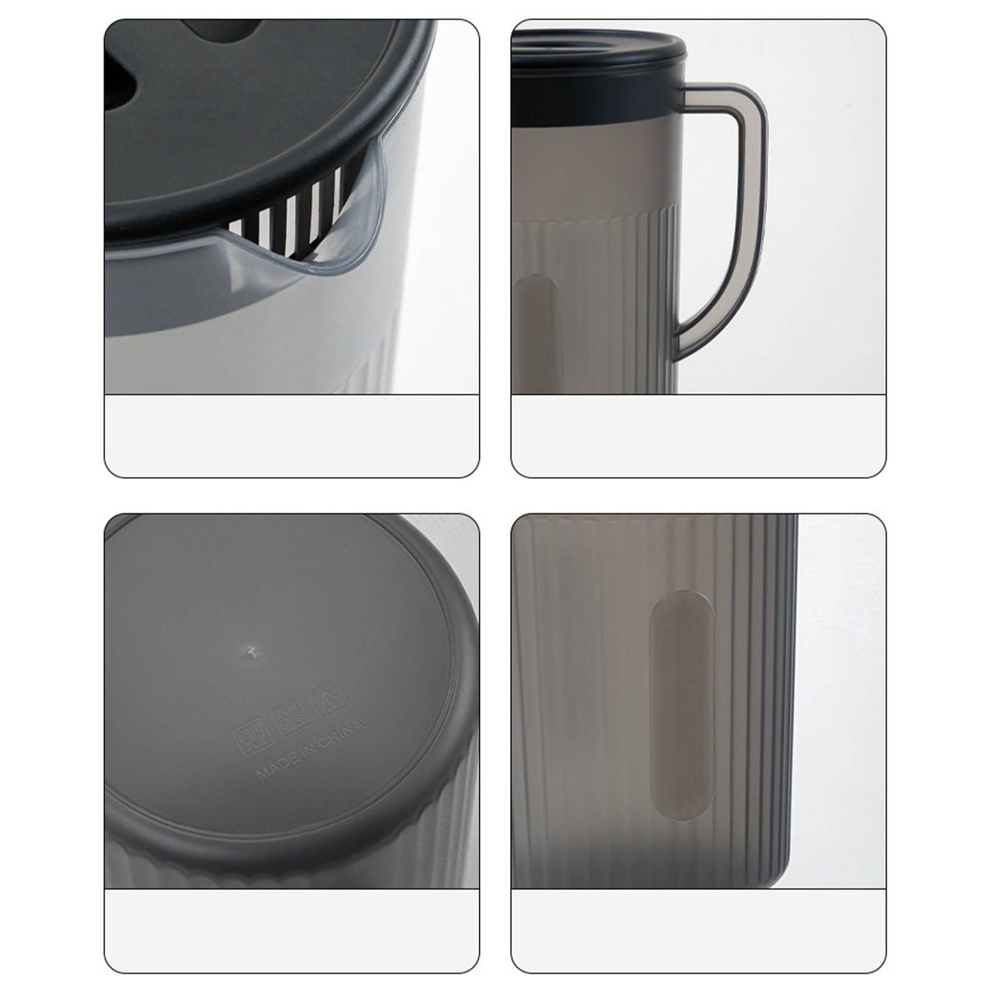 Tyidzon Juice Pitcher with Lids for Fridge, Water Jug for Teas, Juices & Iced Beverages - Fridge & Dishwasher V1189-LWWAL-20260325-00877