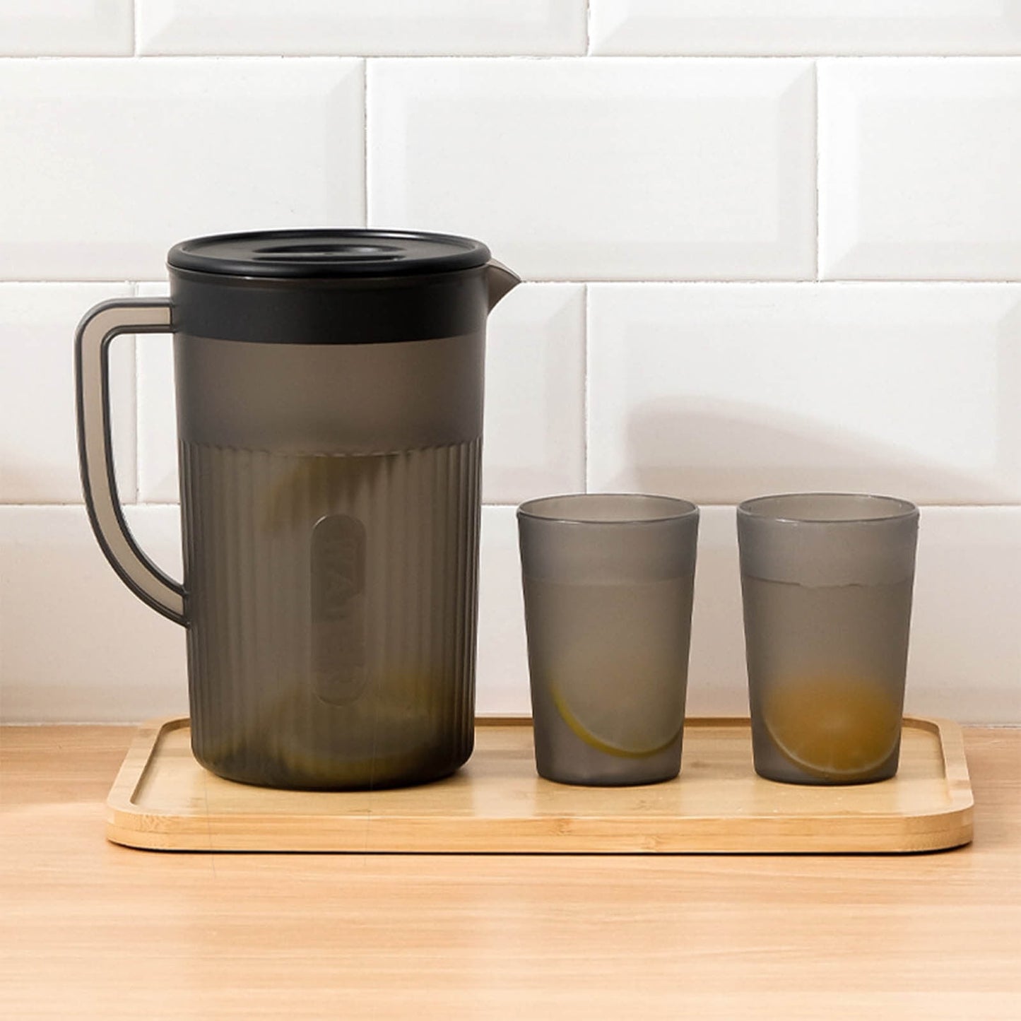 Tyidzon Juice Pitcher with Lids for Fridge, Water Jug for Teas, Juices & Iced Beverages - Fridge & Dishwasher V1189-LWWAL-20260325-00877