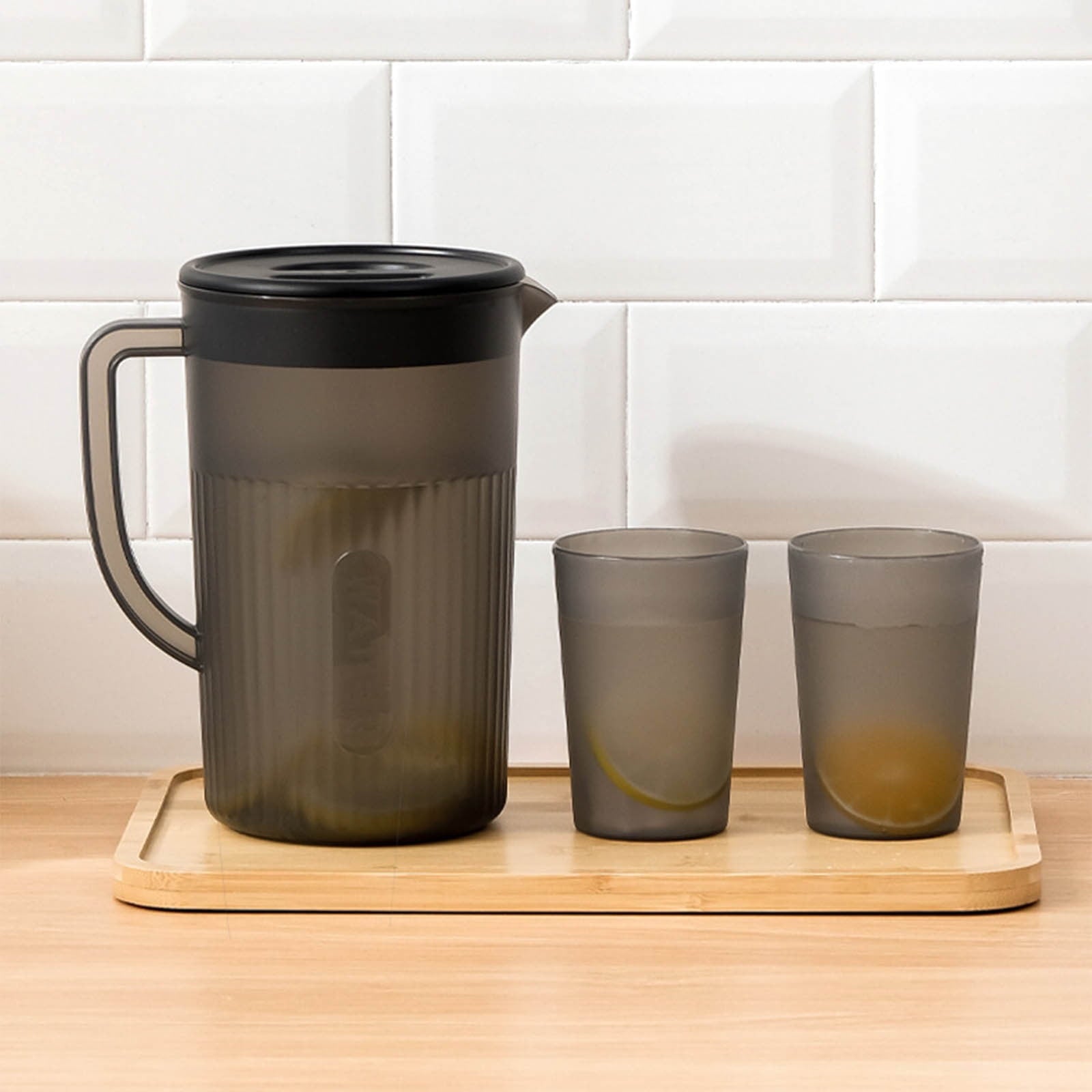 Tyidzon Juice Pitcher with Lids for Fridge, Water Jug for Teas, Juices & Iced Beverages - Fridge & Dishwasher V1189-LWWAL-20260325-00877