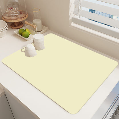 Clearance Under $1 Boovnll Dish Drying Mat, 12x16" High Absorbent & Soft Dish Drainer, Diatomite Drying Matt V1189-LWWAL-20260325-00892
