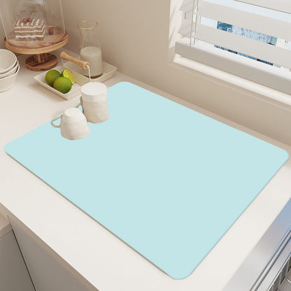 Clearance Under $1 Boovnll Dish Drying Mat, 12x16" High Absorbent & Soft Dish Drainer, Diatomite Drying Matt V1189-LWWAL-20260325-00894