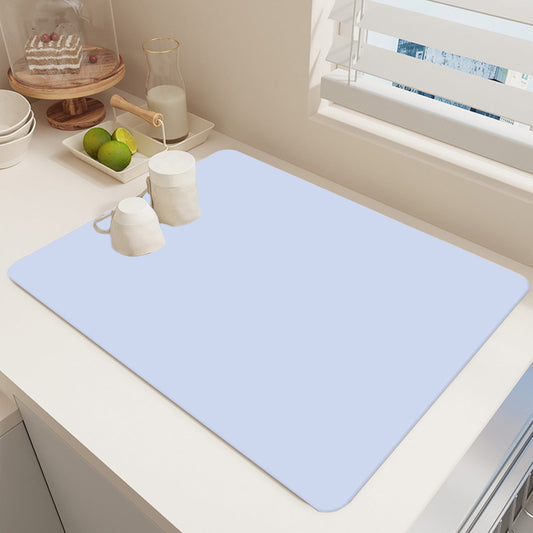 Clearance Under $1 Boovnll Dish Drying Mat, 12x16" High Absorbent & Soft Dish Drainer, Diatomite Drying Matt V1189-LWWAL-20260325-00899