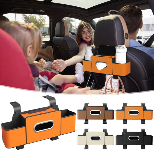 Tyidzon Backseat Cup Holder for Car Extra Multifunctional Drink Cup Holder Organizers with Tissue Storage Box V1189-LWWAL-20260325-00930