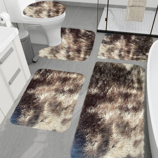 PALIFEUR Tie-Dye Bathroom Rugs Sets, Non-Slip Bath Mat Set 5 Piece, Soft Comfortable Washable Bathroom Mat V1189-LWWAL-20260325-00939