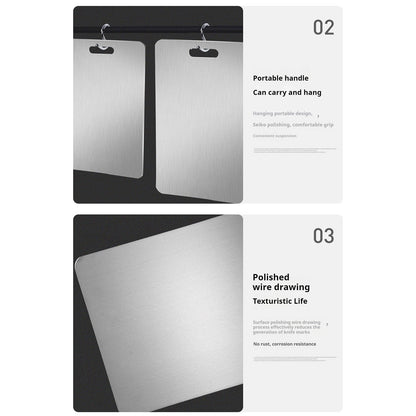 PALIFEUR Cutting Board Non Toxic Steel Cutting Boards for Kitchen, Different Sizes & Non Slip Handles, V1189-LWWAL-20260325-00945