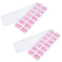 PALIFEUR Silicone Ice Cube Tray 2 Pack Easy-Release & Flexible 14-Ice Cube Trays with Avoid Spill Removable V1189-LWWAL-20260325-00948