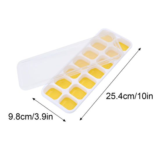 PALIFEUR Silicone Ice Cube Tray 2 Pack Easy-Release & Flexible 14-Ice Cube Trays with Avoid Spill Removable V1189-LWWAL-20260325-00949