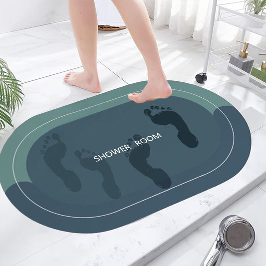 PALIFEUR Oval Bathroom Rugs, Extra Soft Absorbent Bath Mat, 15.7"x23.6" Quicker Dry Washable Bath Mats for V1189-LWWAL-20260325-00953