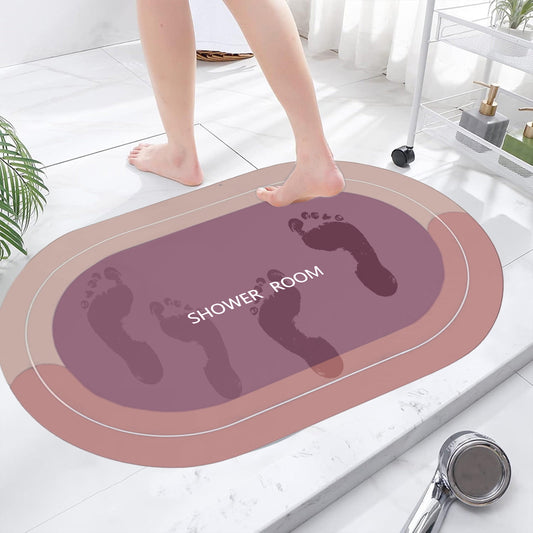 PALIFEUR Oval Bathroom Rugs, Extra Soft Absorbent Bath Mat, 15.7"x23.6" Quicker Dry Washable Bath Mats for V1189-LWWAL-20260325-00956