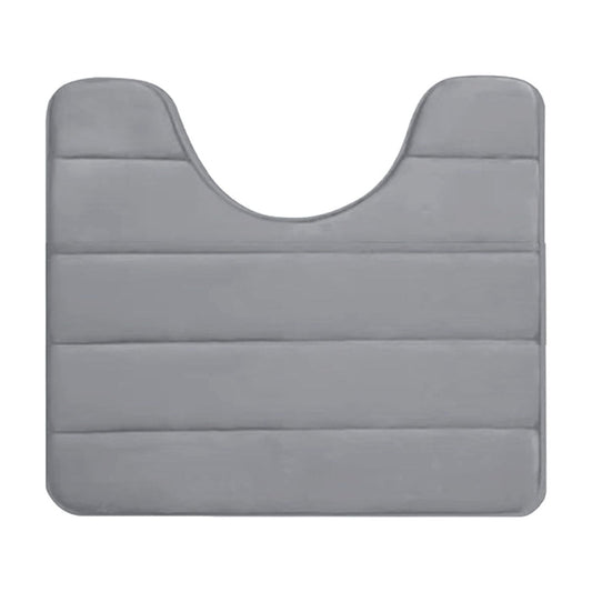 PALIFEUR Memory Foam Toilet Rug, Non-Slip Bathroom Rugs, Toilet Rugs U Shaped Washable, Commode Contour Rug, V1189-LWWAL-20260325-00962