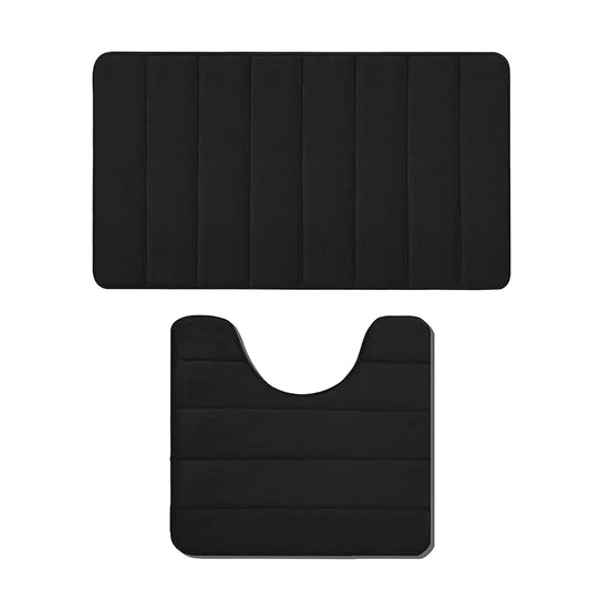 PALIFEUR Memory Foam Toilet Rug, Non-Slip Bathroom Rugs, Toilet Rugs U Shaped Washable, Commode Contour Rug, V1189-LWWAL-20260325-00967