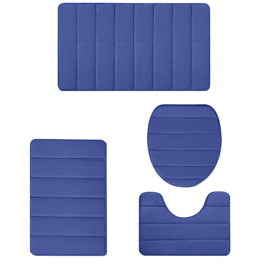PALIFEUR Memory Foam Toilet Rug, Non-Slip Bathroom Rugs, Toilet Rugs U Shaped Washable, Commode Contour Rug, V1189-LWWAL-20260325-00984