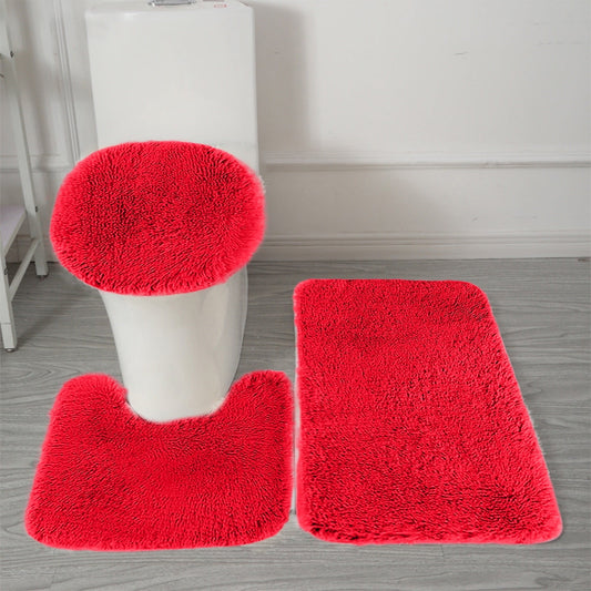 PALIFEUR Bathroom Rugs Sets, Non-Slip Bath Mat Set 3 Piece, Soft Comfortable Washable Bathroom Mat Set, V1189-LWWAL-20260325-01023