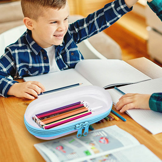 Tyidzon Pencil Pouch, Pencil Bags with Zipper, Pencil Case Pouch Storage Pens, Markers, Crayons Supplies Blue V1189-LWWAL-20260325-01054