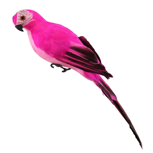 PALIFEUR Fake Parrot, 10 x 0.4 Inch Realistic Artificial Birds Model, Fade Birds for Garden Patio Yard Lawns V1189-LWWAL-20260325-01066