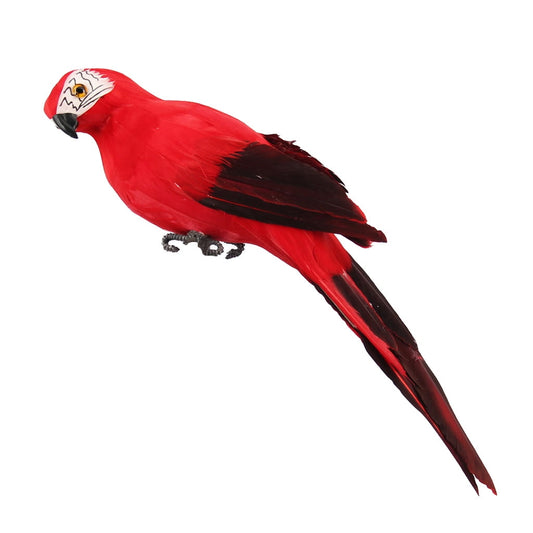 PALIFEUR Fake Parrot, 10 x 0.4 Inch Realistic Artificial Birds Model, Fade Birds for Garden Patio Yard Lawns V1189-LWWAL-20260325-01067